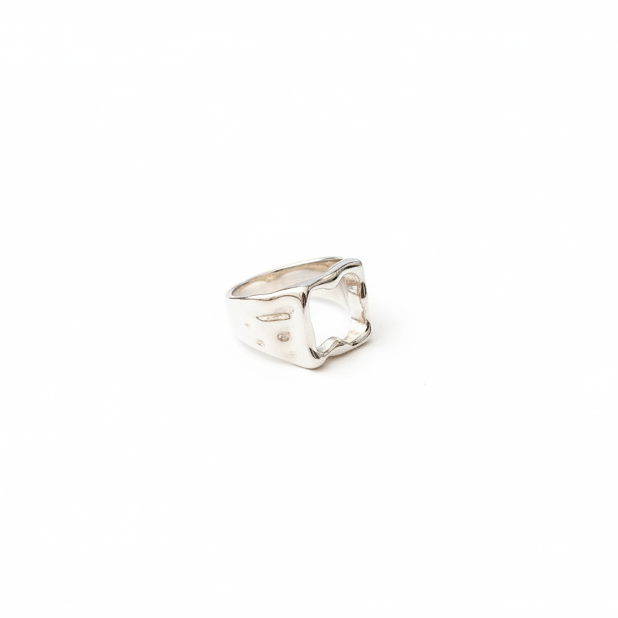 Cadre Ring — geometric gold ring | THE ARCIVE