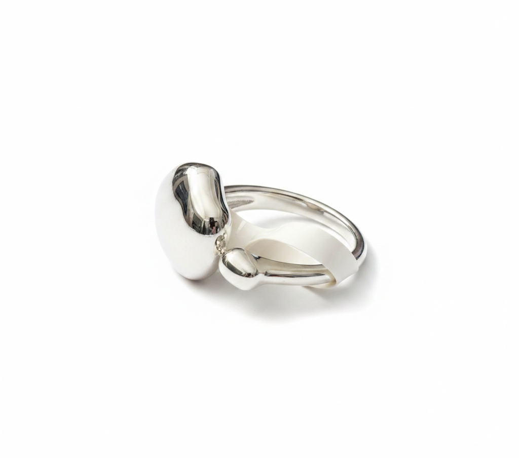 Boule Ring — smooth sphere gold ring | THE ARCIVE