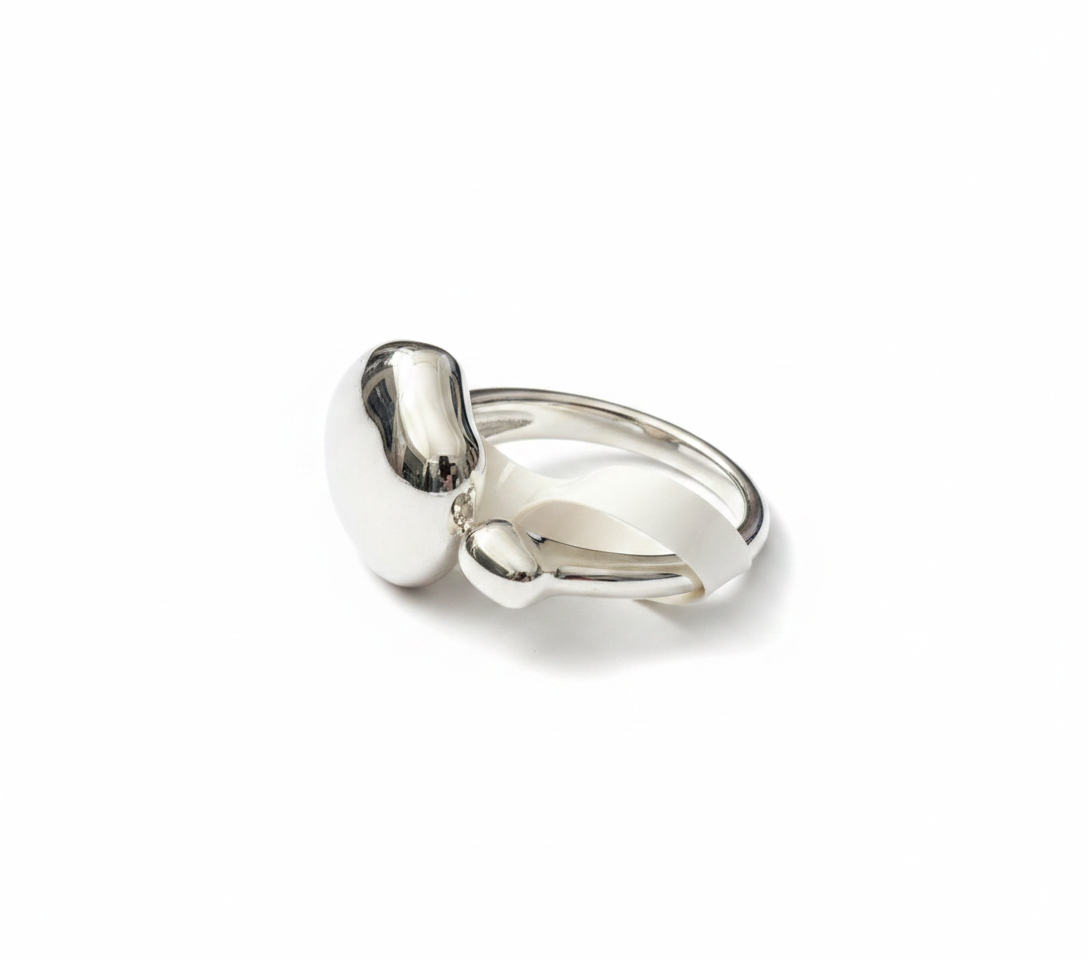 Boule Ring — smooth sphere gold ring | THE ARCIVE