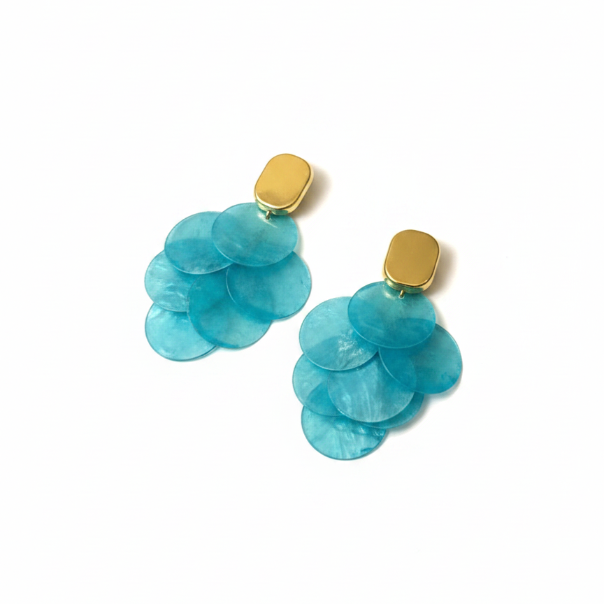 Pétale Drops — petal earrings lifestyle shot | THE ARCIVE