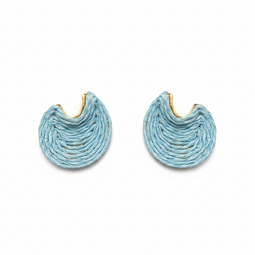 Vague Studs — wave-form gold stud earrings | THE ARCIVE