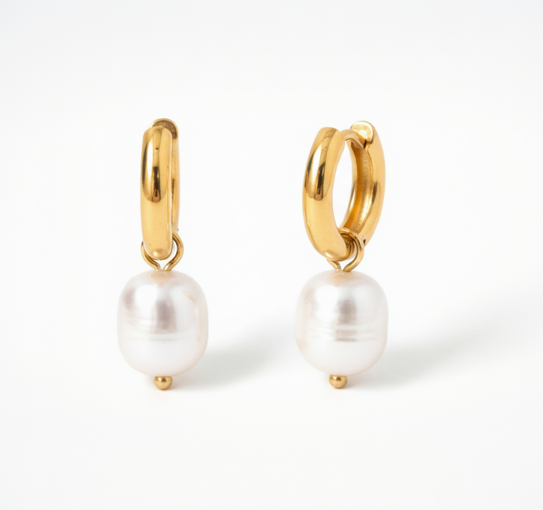Dew Drops — 18k gold earrings by The Arcive