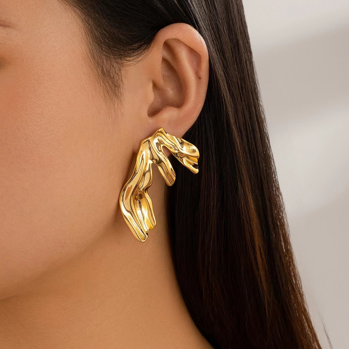 Branche Drops — botanical cluster earrings detail | THE ARCIVE