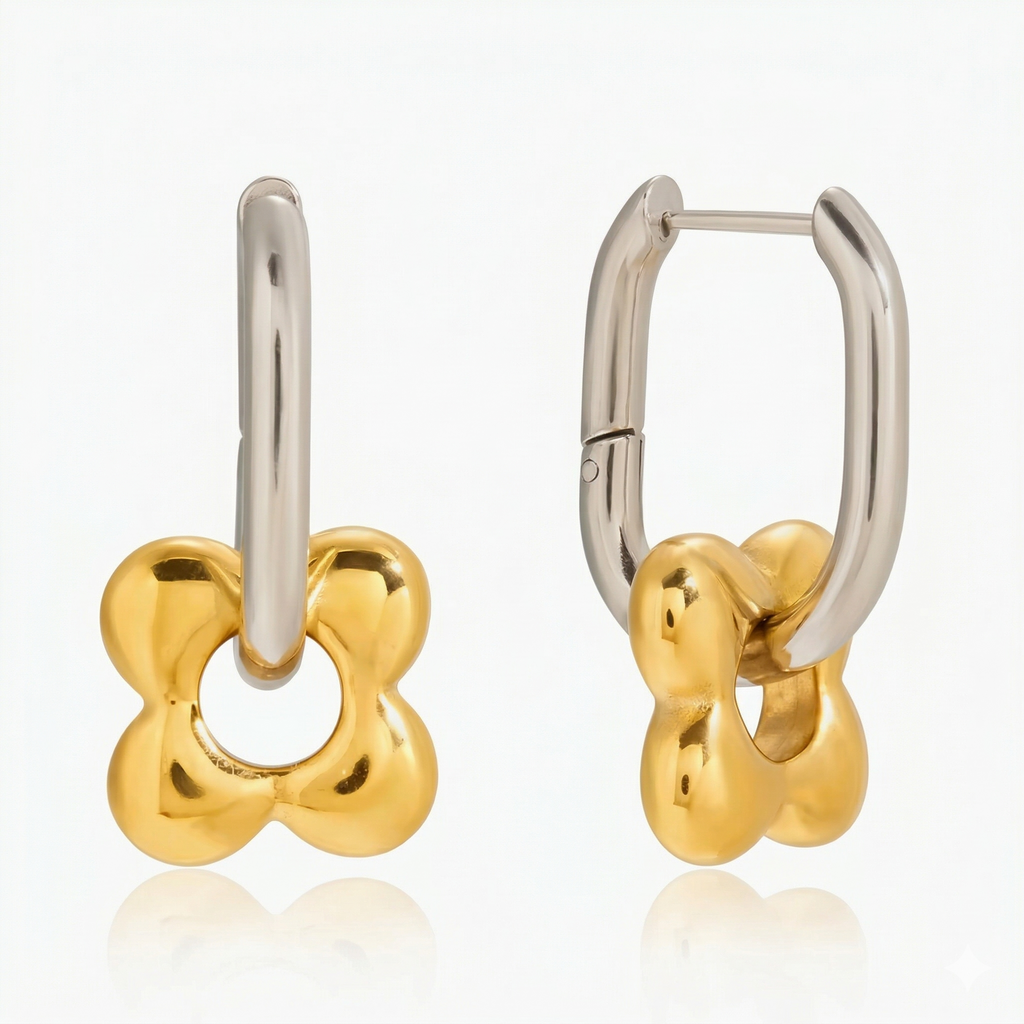 The Flore — 18k gold earrings by The Arcive