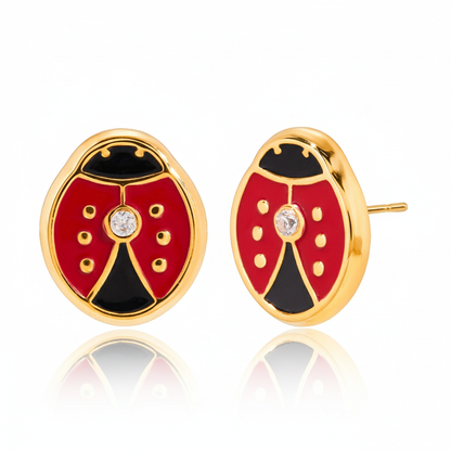 Lady Bug Stud — detail shot — The Arcive