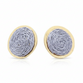 Médaillon Studs — medallion gold stud earrings | THE ARCIVE