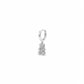 Teddy Earring - crystal teddy bear huggie hoop | THE ARCIVE