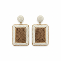 Carreau Studs — square stud earrings detail | THE ARCIVE