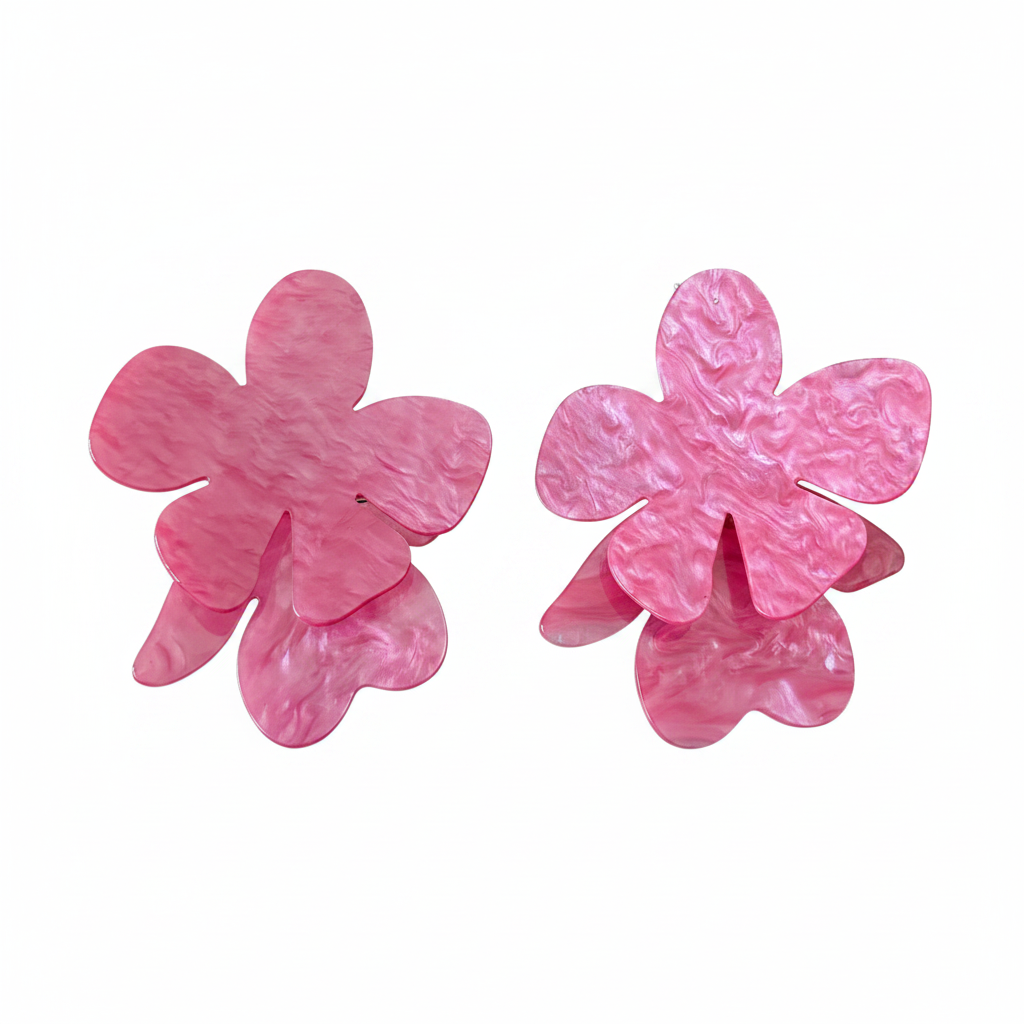 Pétale Cluster Studs — petal cluster gold stud earrings | THE ARCIVE
