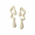 Onde Sculptural Drops — wave sculptural gold drop earrings | THE ARCIVE