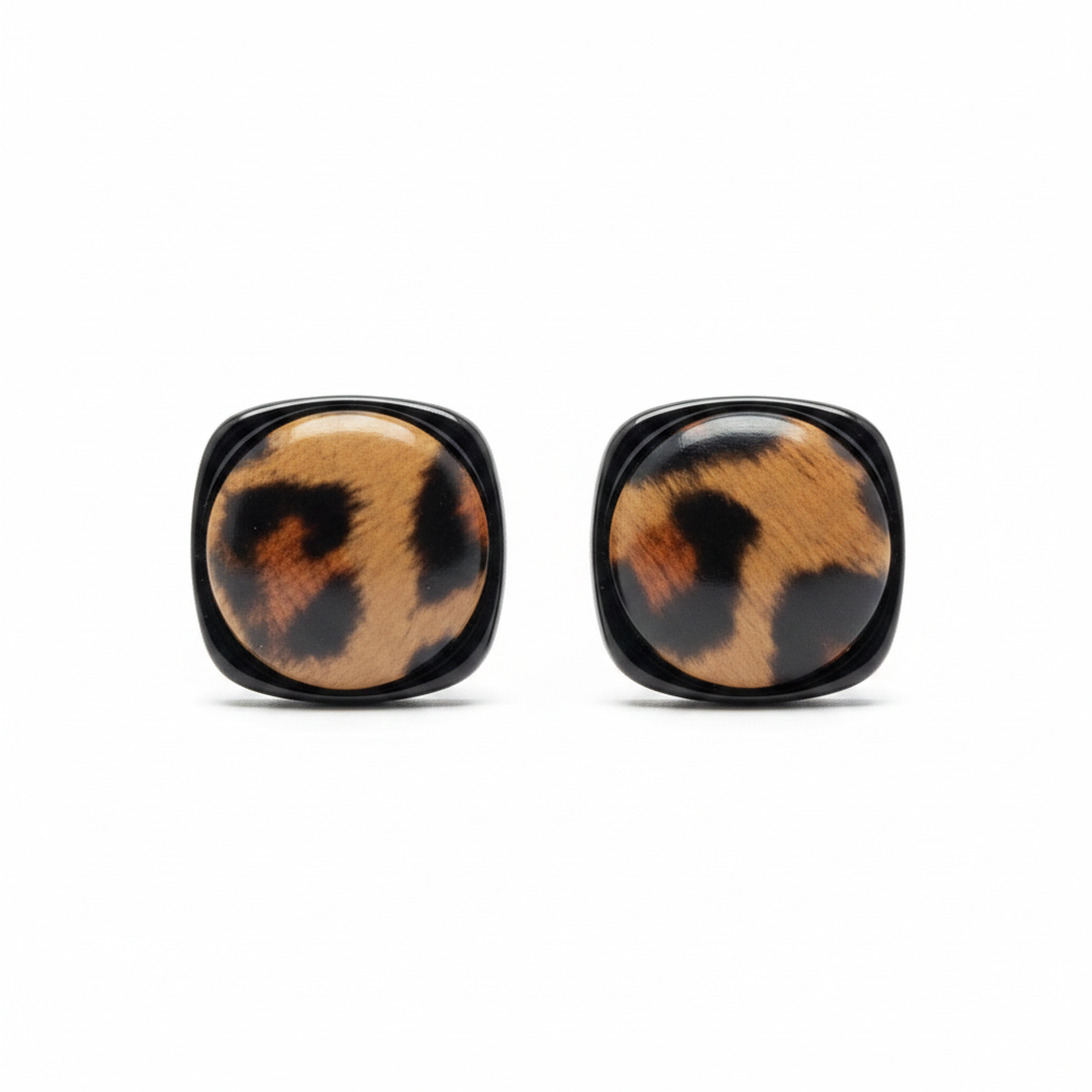 Écaille Studs — scale-textured gold stud earrings | THE ARCIVE