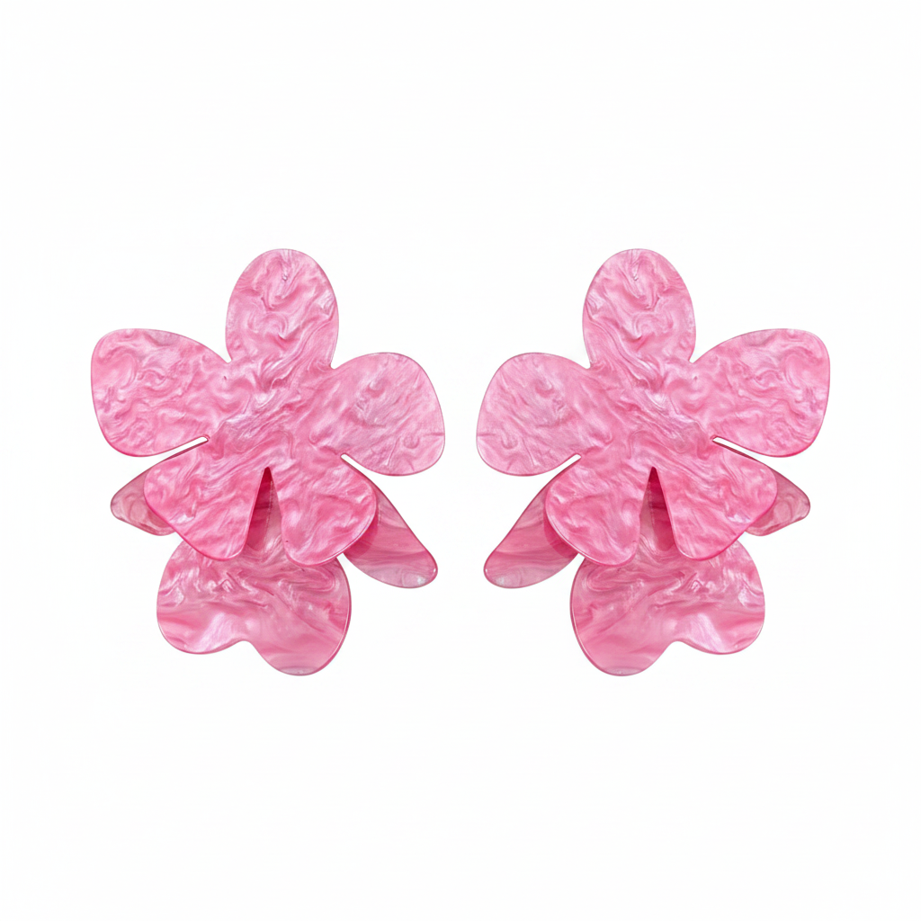 Pétale Cluster Studs — petal cluster earrings detail | THE ARCIVE