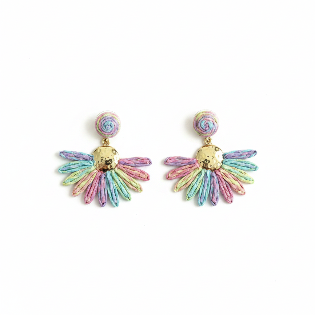 Éclat Dangle Earrings — zircon dangle gold earrings | THE ARCIVE