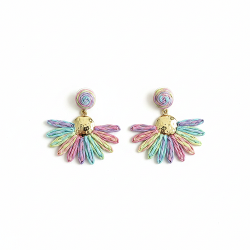 Éclat Dangle Earrings — zircon dangle gold earrings | THE ARCIVE
