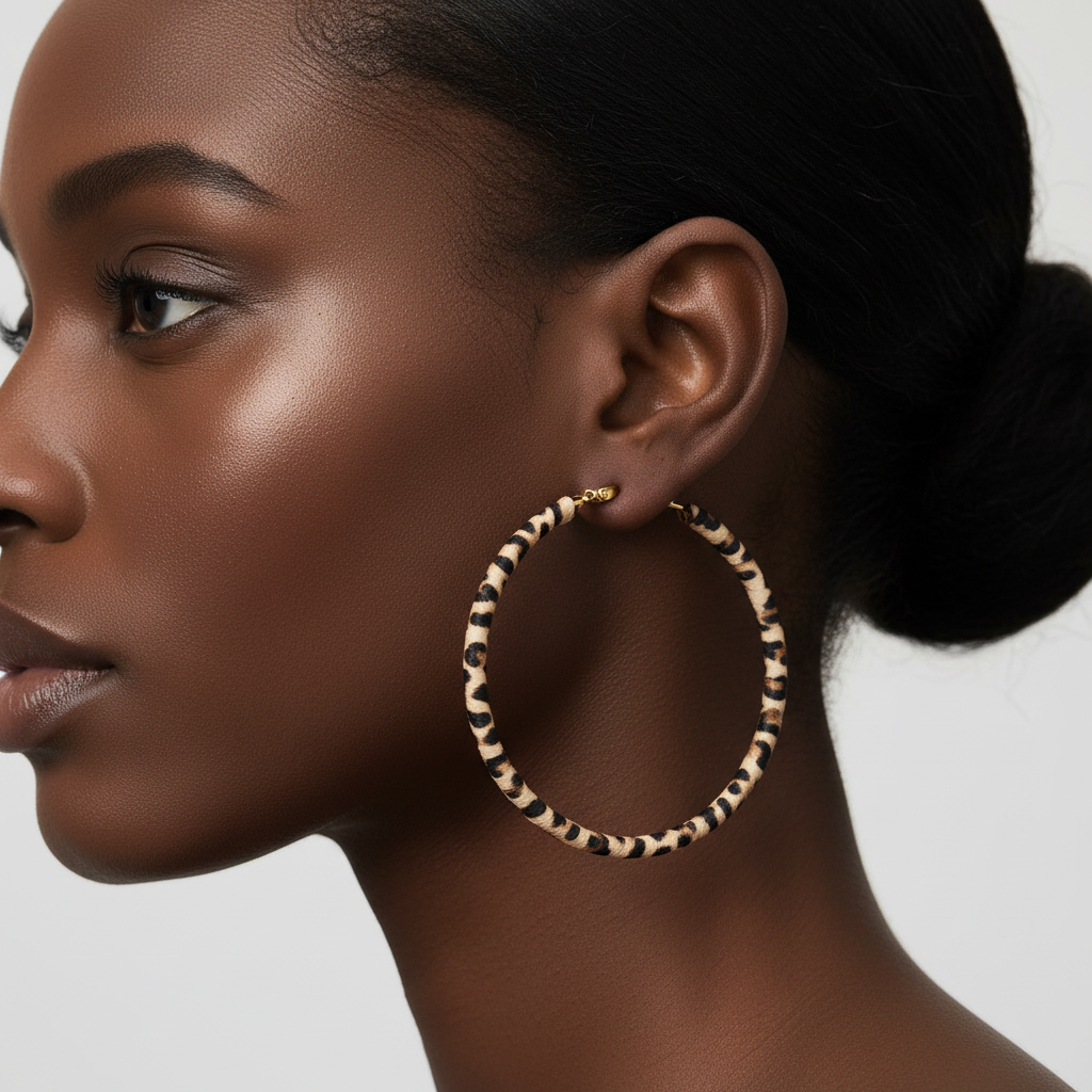 Sauvage Hoops — statement hoop earrings angle | THE ARCIVE