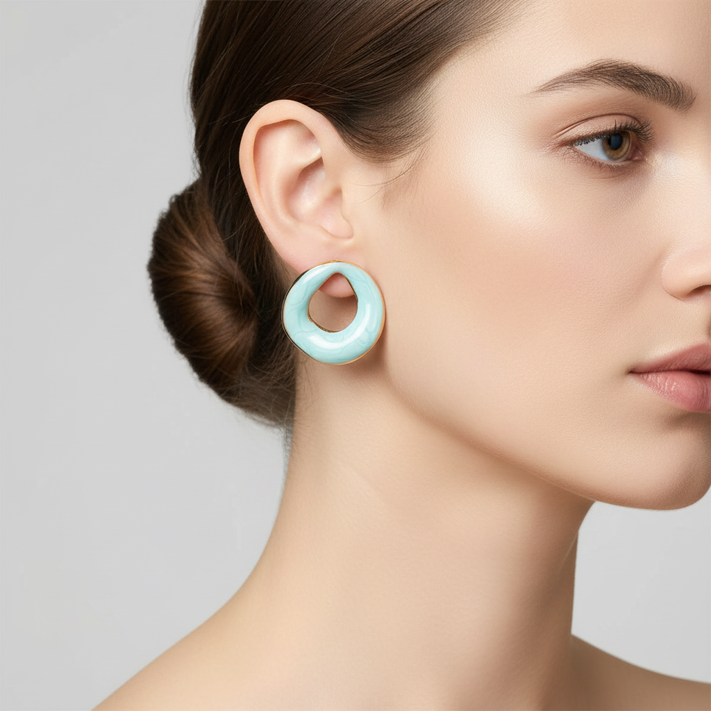 Graine Studs — tiny gold stud earrings lifestyle | THE ARCIVE