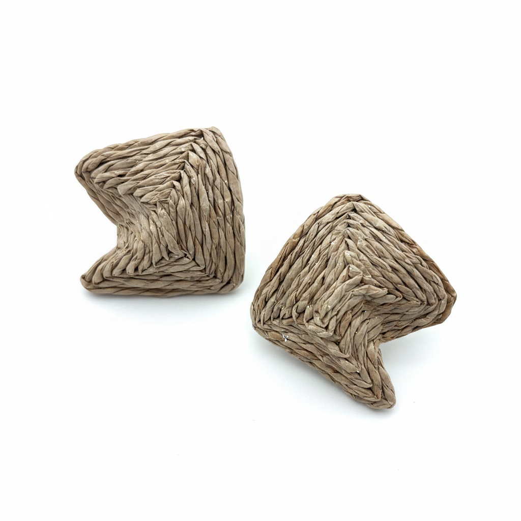 Plume Studs — feather-inspired gold stud earrings | THE ARCIVE