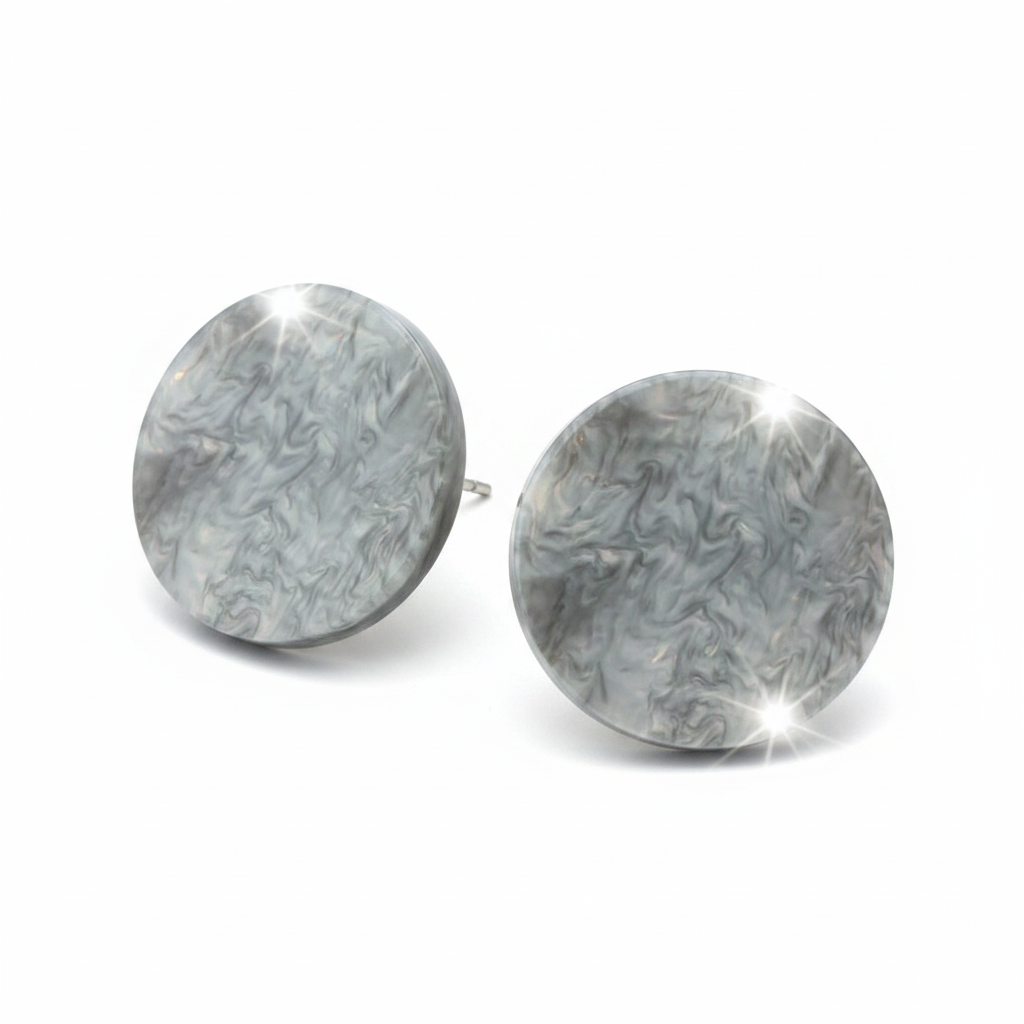 Cercle Studs — circular stud earrings detail | THE ARCIVE