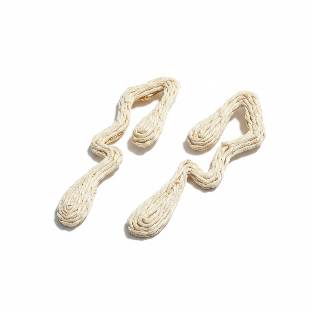 Onde Sculptural Drops — sculptural gold earrings angle | THE ARCIVE