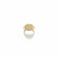Boucle Ring - structured loop ring angle | THE ARCIVE