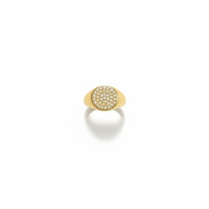Boucle Ring — structured loop ring angle | THE ARCIVE