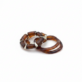 Bamboo Link Bracelet — resin bamboo bracelet front view | THE ARCIVE
