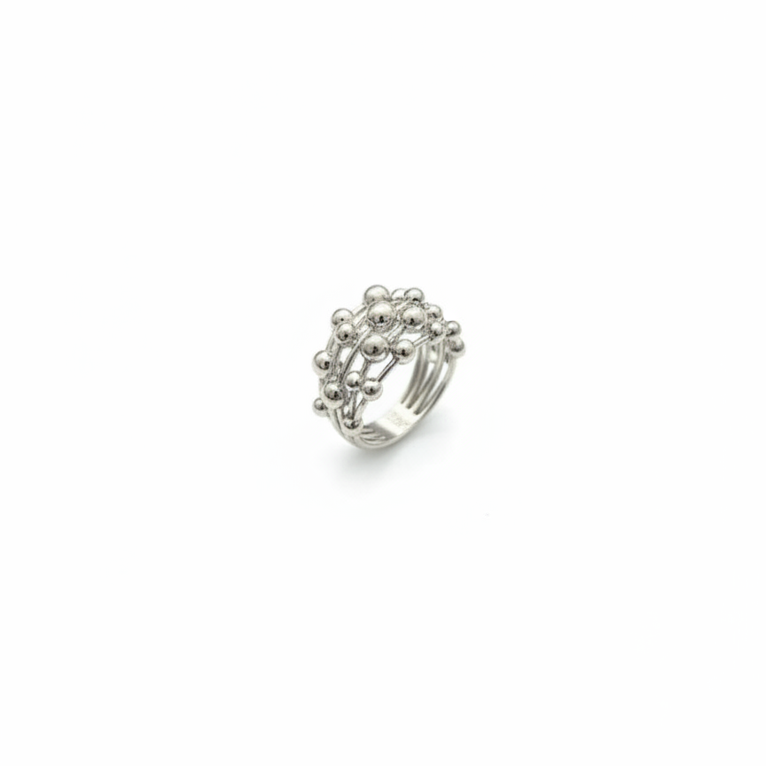 Sphère Ring — beaded sphere band ring | THE ARCIVE