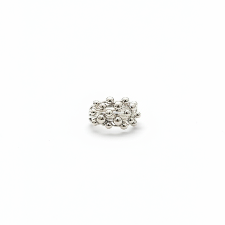 Sphère Ring — textured sphere ring detail | THE ARCIVE