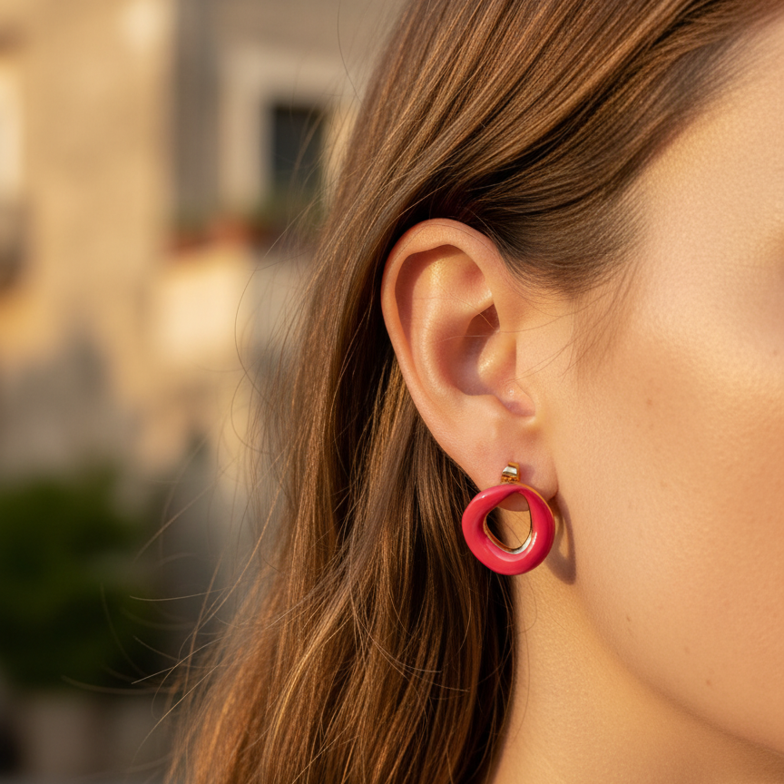 Graine Studs — stud earrings close up | THE ARCIVE