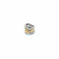 Croisé Ring — two-tone cross-over band ring | THE ARCIVE