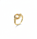 Courbe Ring — curved gold band ring | THE ARCIVE