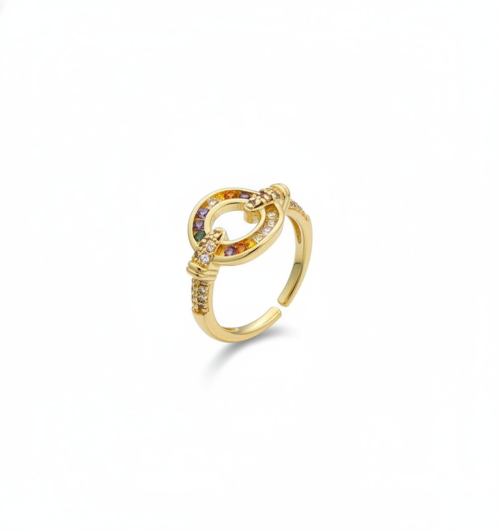 Courbe Ring — curved gold band ring | THE ARCIVE