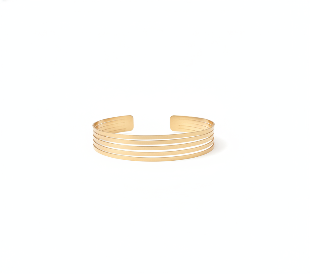 Côtelé Bangle - structured groove bangle detail | THE ARCIVE
