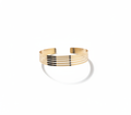 Côtelé Bangle - gold ribbed bangle flat lay | THE ARCIVE