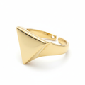 Pyramide Ring — pyramid top gold ring | THE ARCIVE
