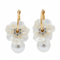 Fleur Studs — flower-shaped gold stud earrings | THE ARCIVE