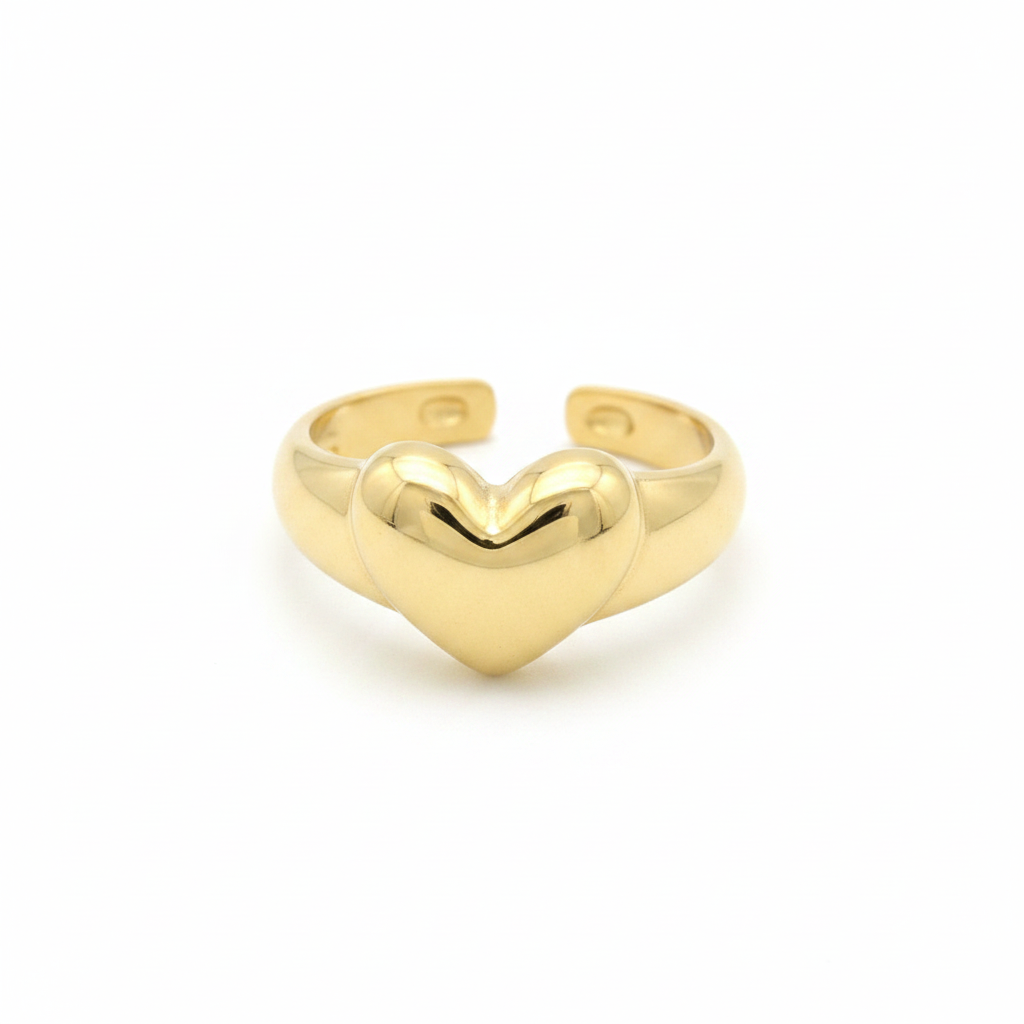 Miroir Ring — mirror-finish gold band ring | THE ARCIVE