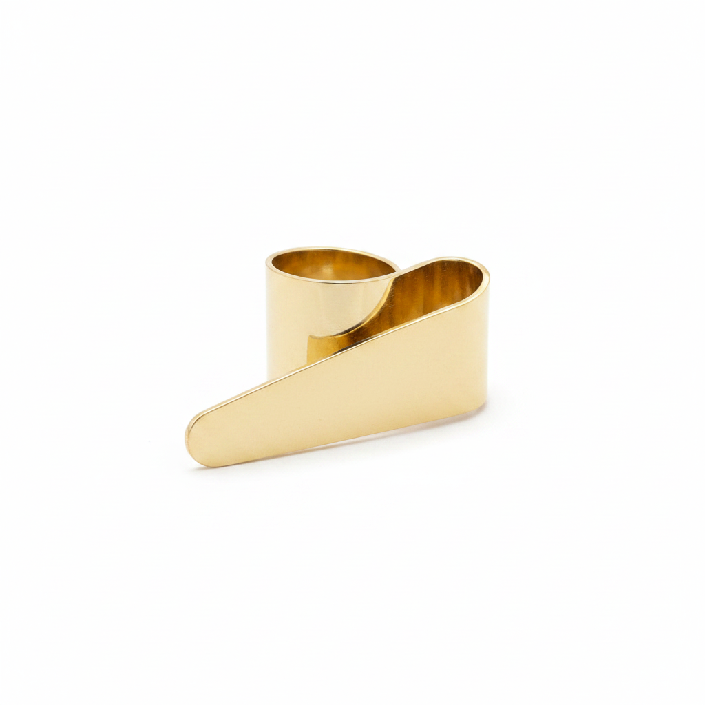 Lame Band Ring — minimal band ring angle | THE ARCIVE