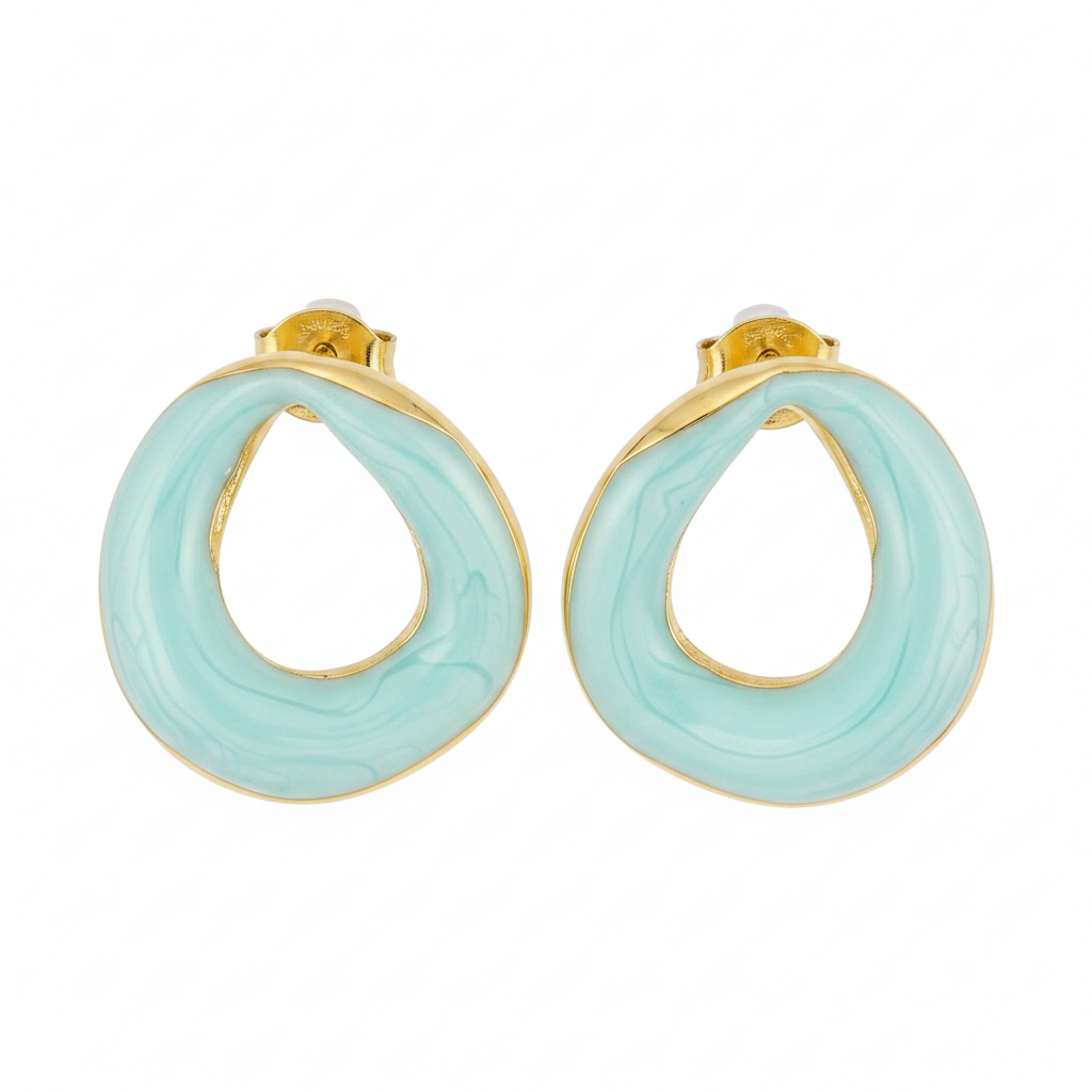 Graine Studs — seed-shaped gold stud earrings | THE ARCIVE