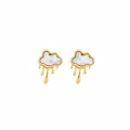 Nacre Studs — mother-of-pearl gold stud earrings | THE ARCIVE