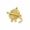 Filet Ring — mesh-pattern gold ring | THE ARCIVE