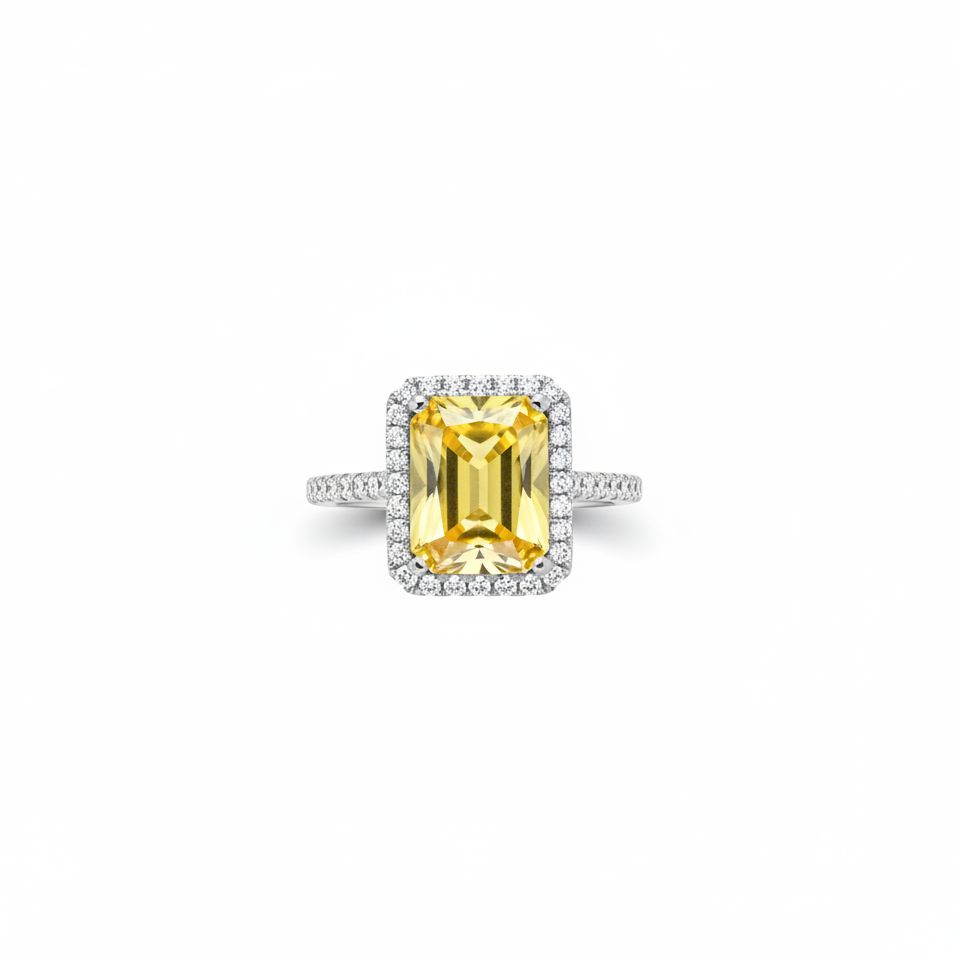 Fossile Ring — embossed gold ring angle view | THE ARCIVE