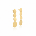 Marbre Studs — marble-effect gold stud earrings | THE ARCIVE
