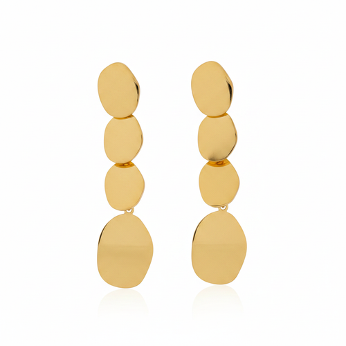Marbre Studs — marble-effect resin stud earrings detail | THE ARCIVE