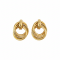 Cœur Drops — heart-shaped gold drop earrings | THE ARCIVE