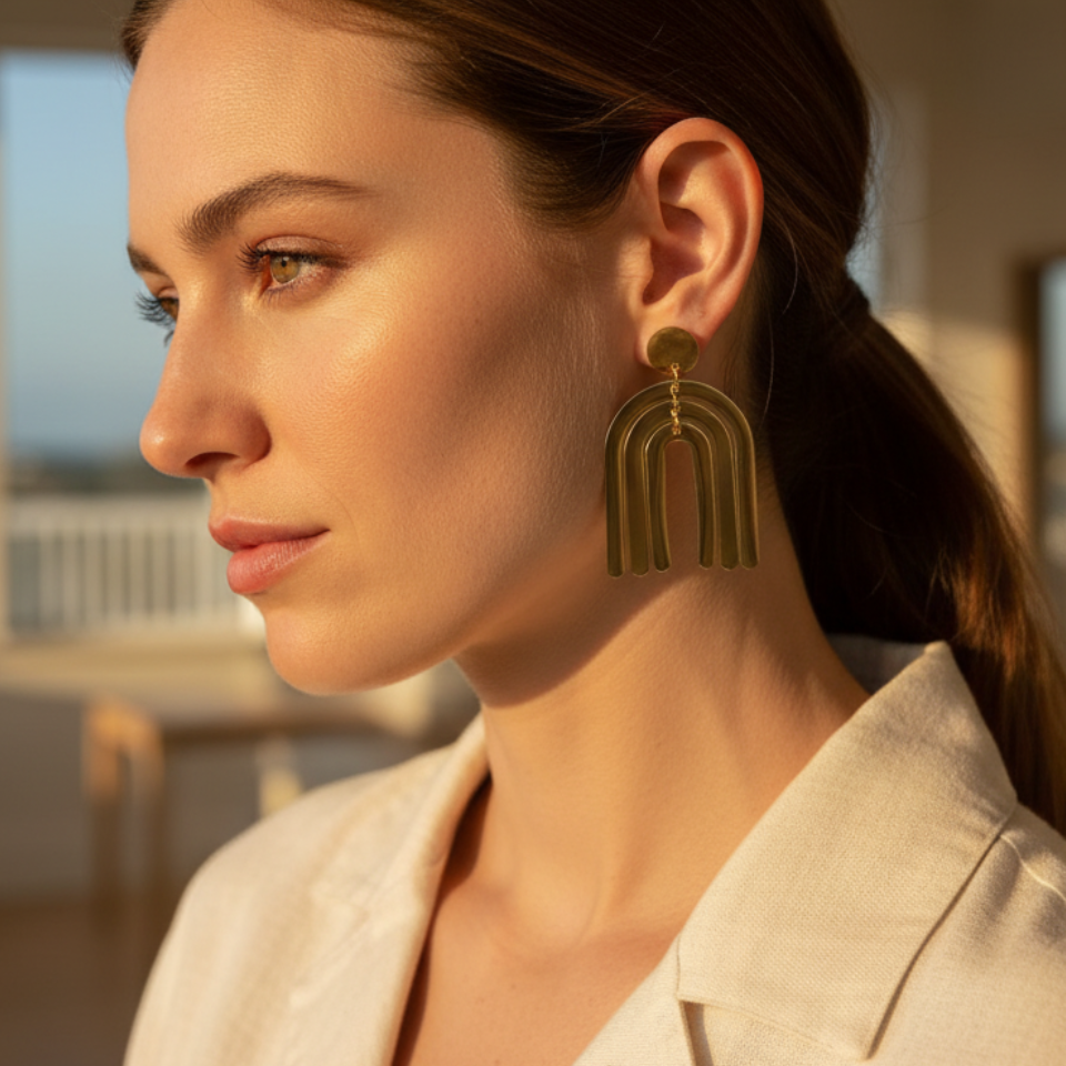 Céleste Drops — celestial earrings lifestyle | THE ARCIVE