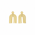 Céleste Drops — celestial star gold drop earrings | THE ARCIVE