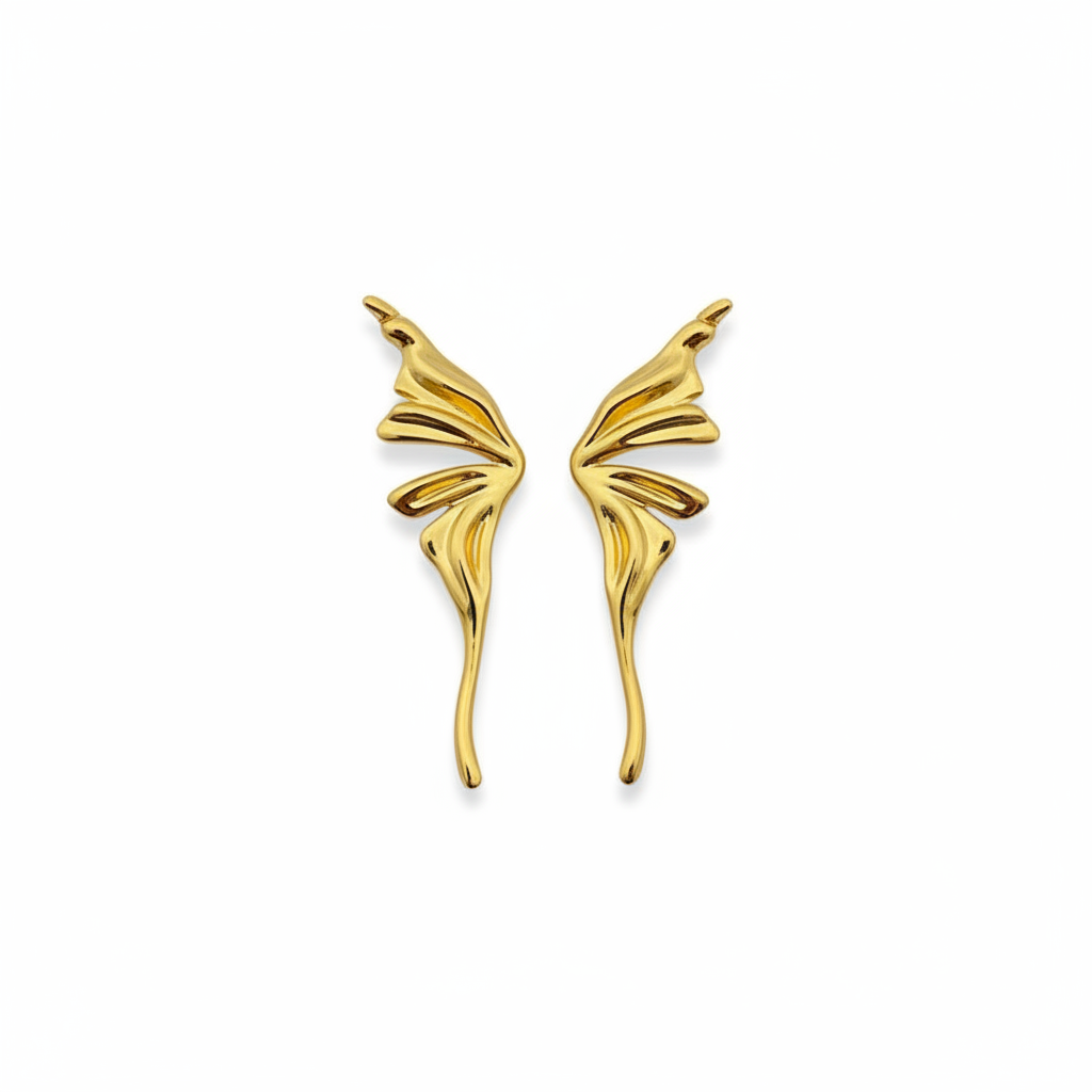 Nuage Studs — cloud-shaped gold stud earrings | THE ARCIVE