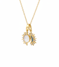 Solune Pendant Necklace — sun moon dual charm pendant | THE ARCIVE
