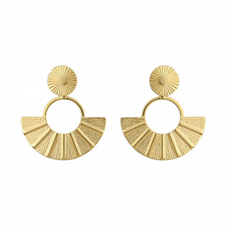 Solaire Drops — radiant drop earrings lifestyle | THE ARCIVE